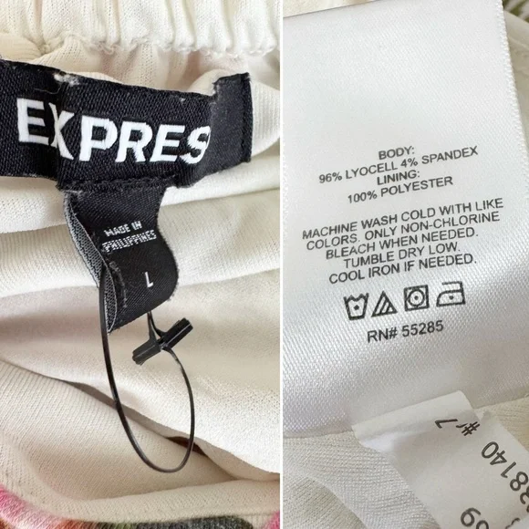 Express floral halter neck open back maxi sun dress L - Picture 11 of 12